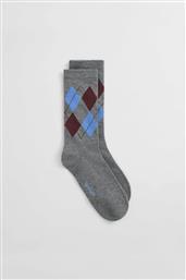 ΓΥΝΑΙΚΕΙΕΣ ΚΑΛΤΣΕΣ ΜΕ ARGYLE PATTERN - 4960264 ΑΝΘΡΑΚΙ GANT