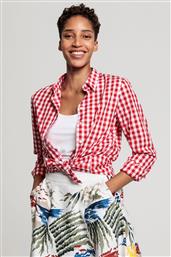 ΓΥΝΑΙΚΕΙΟ ΚΑΡΟ ΠΟΥΚΑΜΙΣΟ ''GINGHAM'' - 4300037 ΚΟΚΚΙΝΟ GANT