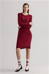 ΓΥΝΑΙΚΕΙΟ ΜΑΛΛΙΝΟ ΦΟΡΕΜΑ ΜΟΝΟΧΡΩΜΟ ''MERINO'' - 4502030 ΜΠΟΡΝΤΟ GANT