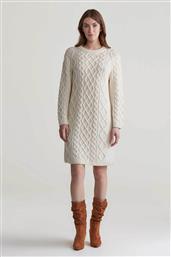 ΓΥΝΑΙΚΕΙΟ ΜΑΛΛΙΝΟ MIDI ΦΟΡΕΜΑ ΜΕ CABLE KNIT PATTERN RELAXED FIT - 4502081 ΚΡΕΜ GANT