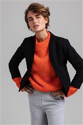 ΓΥΝΑΙΚΕΙΟ ΜΑΛΛΙΝΟ ΣΑΚΑΚΙ ΜΟΝΟΧΡΩΜΟ SLIM FIT - 4770093 ΜΑΥΡΟ GANT