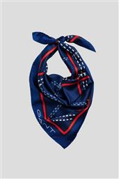 ΓΥΝΑΙΚΕΙΟ ΜΕΤΑΞΩΤΟ ΦΟΥΛΑΡΙ ΜΕ GRAPHIC PRINT - 4920103 ΜΠΛΕ ΣΚΟΥΡΟ GANT