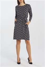 ΓΥΝΑΙΚΕΙΟ MINI ΦΟΡΕΜΑ ΜΑΚΡΥΜΑΝΙΚΟ ΜΕ FLORAL PRINT - 4202308 ΜΠΛΕ ΣΚΟΥΡΟ GANT