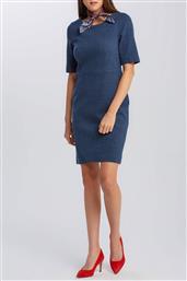 ΓΥΝΑΙΚΕΙΟ MINI ΦΟΡΕΜΑ ΜΟΝΟΧΡΩΜΟ ''ΗERRINGBONE'' - 4501075 ΜΠΛΕ ΣΚΟΥΡΟ GANT
