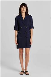 ΓΥΝΑΙΚΕΙΟ MINI ΦΟΡΕΜΑ ΣΤΑΥΡΟΚΟΥΜΠΩΤΟ SLIM FIT - 4503327 ΜΠΛΕ ΣΚΟΥΡΟ GANT