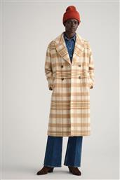 ΓΥΝΑΙΚΕΙΟ ΠΑΛΤΟ ΜΑΚΡΥ ΜΕ ΚΑΡΟ ΣΧΕΔΙΟ RELAXED FIT - 4751088 ΜΠΕΖ GANT
