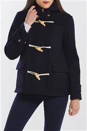 ΓΥΝΑΙΚΕΙΟ ΠΑΛΤΟ ΤΥΠΟΥ MONTGOMERY ''SHORT DUFFLE COAT'' - 4751013 ΜΠΛΕ ΣΚΟΥΡΟ GANT