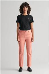 ΓΥΝΑΙΚΕΙΟ ΠΑΝΤΕΛΟΝΙ CHINO ΜΟΝΟΧΡΩΜΟ CROPPED ΜΕ ΤΣΕΠΕΣ SLIM FIT - 4150261 ΡΟΔΑΚΙΝΙ GANT