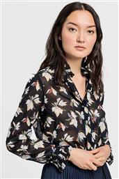 ΓΥΝΑΙΚΕΙΟ ΠΟΥΚΑΜΙΣΟ ΜΕ FLORAL PRINT - 4320102 ΜΠΛΕ ΣΚΟΥΡΟ GANT
