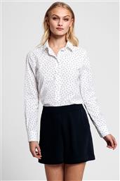 ΓΥΝΑΙΚΕΙΟ ΠΟΥΚΑΜΙΣΟ ΜΕ ΠΟΥΑ ''FRENCH DOT BROADCLOTH'' - 4322033 ΛΕΥΚΟ GANT