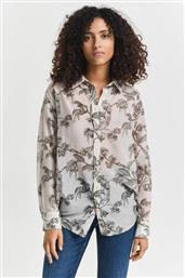 ΓΥΝΑΙΚΕΙΟ ΠΟΥΚΑΜΙΣΟ ΜΕ PRINT REGULAR FIT - 4300564 ΛΕΥΚΟ GANT