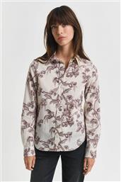 ΓΥΝΑΙΚΕΙΟ ΠΟΥΚΑΜΙΣΟ ΜΕ TREE PRINT REGULAR FIT - 4300569 ΜΠΟΡΝΤΟ GANT