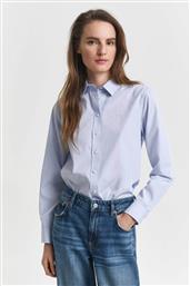 ΓΥΝΑΙΚΕΙΟ ΠΟΥΚΑΜΙΣΟ ΜΟΝΟΧΡΩΜΟ REGULAR FIT - 4300348 ΜΠΛΕ GANT