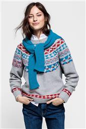 ΓΥΝΑΙΚΕΙΟ ΠΟΥΛΟΒΕΡ ''ISLE SWEATER'' - 4803090 ΓΚΡΙ GANT