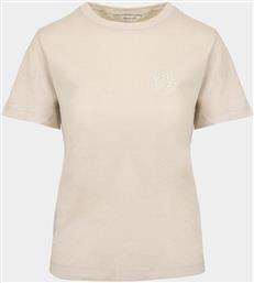 ΓΥΝΑΙΚΕΙΟ T-SHIRT ΜΕ ΚΕΝΤΗΜΕΝΟ ΛΟΓΟΤΥΠΟ REGULAR FIT - 4202574 ΕΚΡΟΥ GANT