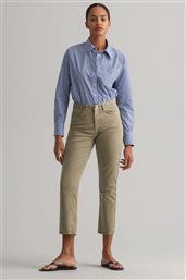 ΓΥΝΑΙΚΕΙΟ ΤΖΗΝ ΠΑΝΤΕΛΟΝΙ ΨΗΛΟΜΕΣΟ CROPPED SLIM FIT - 4100133 ΛΑΔΙ GANT
