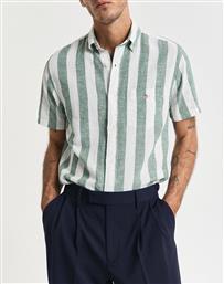 ΠΟΥΚΑΜΙΣΟ ΚΜ REG COTTON LINEN STRIPE SS SHIRT GANT