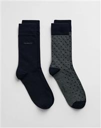 ΚΑΛΤΣΕΣ ΣΕΤ 2 ΤΕΜ DOT AND SOLID SOCKS 2-PACK GANT