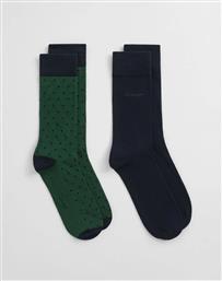 ΚΑΛΤΣΕΣ ΣΕΤ 2 ΤΕΜ DOT AND SOLID SOCKS 2-PACK GANT