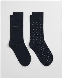ΚΑΛΤΣΕΣ ΣΕΤ 2 ΤΕΜ DOT AND SOLID SOCKS 2-PACK GANT