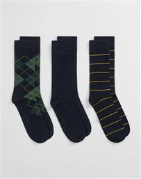 ΚΑΛΤΣΕΣ ΣΕΤ 3 ΤΕΜ ARGYLE AND STRIPE 3-PACK GANT