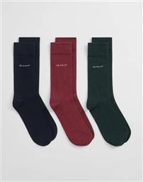 ΚΑΛΤΣΕΣ ΣΕΤ 3 ΤΕΜ SOFT COTTON SOCKS 3-PACK GANT