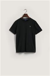 ΠΑΙΔΙΚΟ T-SHIRT ΜΕ ΚΕΝΤΗΜΕΝΟ ΛΟΓΟΤΥΠΟ ''TEEN BOYS ORIGINAL'' - 905123 ΜΑΥΡΟ GANT