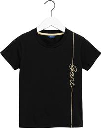 ΠΑΙΔΙΚΟ T-SHIRT ΜΟΝΟΧΡΩΜΟ ΜΕ LOGO PRINT - 605163 ΜΑΥΡΟ GANT