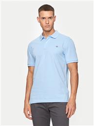 POLO SHIELD 2220 ΜΠΛΕ SLIM FIT GANT