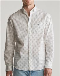 ΠΟΥΚΑΜΙΣΟ ΜΜ REG MICRO PRINT SHIRT GANT από το SHOPPING HOUSE