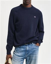 ΠΟΥΛΟΒΕΡ ΜΜ CASUAL COTTON SADDLE C-NECK GANT