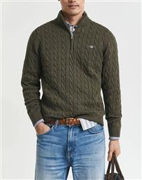ΠΟΥΛΟΒΕΡ ΜΜ COTTON CABLE HALF ZIP GANT
