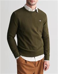 ΠΟΥΛΟΒΕΡ ΜΜ COTTON MICRO TEXTURED C-NECK GANT