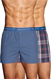 ΣΕΤ ΑΝΔΡΙΚΑ ΕΣΩΡΟΥΧΑ BOXER SHORTS ΜΕ ΛΟΓΟΤΥΠΟ ΣΤΟ ΛΑΣΤΙΧΟ (2 ΤΕΜΑΧΙΑ) - 901832169 ΜΠΛΕ GANT