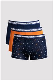 ΣΕΤ ΑΝΔΡΙΚΑ ΕΣΩΡΟΥΧΑ TRUNK ΜΕ LOGO PRINT ΣΤΟ ΛΑΣΤΙΧΟ (3 ΤΕΜΑΧΙΑ) - 902113153 ΜΠΛΕ GANT