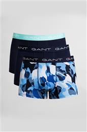 ΣΕΤ ΑΝΔΡΙΚΑ ΕΣΩΡΟΥΧΑ TRUNK ΜΕ LOGO PRINT ΣΤΟ ΛΑΣΤΙΧΟ ''LEAF CAMO'' (3 ΤΕΜΑΧΙΑ) - 902113053 ΜΠΛΕ GANT