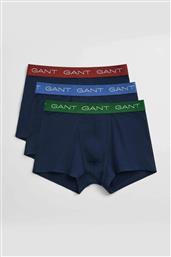ΣΕΤ ΑΝΔΡΙΚΑ ΕΣΩΡΟΥΧΑ TRUNK ΜΕ LOGO TAPE SLIM FIT (3 ΤΕΜΑΧΙΑ) - 902533003 ΜΠΛΕ ΣΚΟΥΡΟ GANT