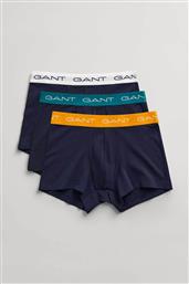 ΣΕΤ ΑΝΔΡΙΚΑ ΕΣΩΡΟΥΧΑ TRUNK ΜΕ ΛΟΓΟΤΥΠΟ SLIM FIT (3 ΤΕΜΑΧΙΑ) - 902413003 ΜΠΛΕ ΣΚΟΥΡΟ GANT