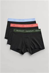 ΣΕΤ ΑΝΔΡΙΚΑ ΕΣΩΡΟΥΧΑ TRUNK ΜΕ ΛΟΓΟΤΥΠΟ SLIM FIT (3 ΤΕΜΑΧΙΑ) - 902413003 ΜΑΥΡΟ GANT