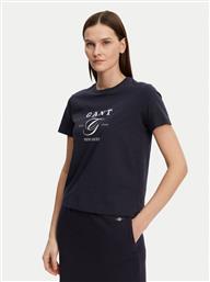 T-SHIRT 4200563 ΣΚΟΥΡΟ ΜΠΛΕ REGULAR FIT GANT