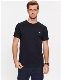 T-SHIRT SHIELD 2003185 ΜΑΥΡΟ SLIM FIT GANT