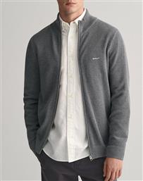 ΖΑΚΕΤΑ ΠΛΕΚΤΗ COTTON PIQUE ZIP CARDIGAN GANT