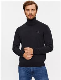 ΖΙΒΑΓΚΟ CLASSIC COTTON ROLLERNECK 8030563 ΜΑΥΡΟ REGULAR FIT GANT