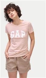 ΣΕΤ 2 T-SHIRTS 548683-02 ΡΟΖ REGULAR FIT GAP