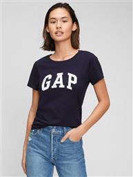 T-SHIRT 268820-00 ΣΚΟΥΡΟ ΜΠΛΕ REGULAR FIT GAP