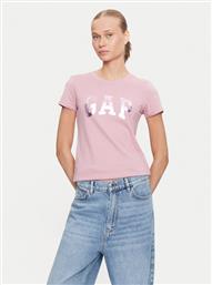 T-SHIRT 417797-13 ΡΟΖ REGULAR FIT GAP