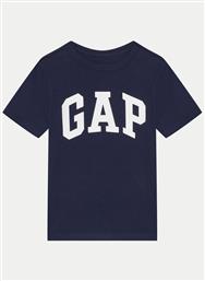 T-SHIRT 424016-12 ΣΚΟΥΡΟ ΜΠΛΕ REGULAR FIT GAP