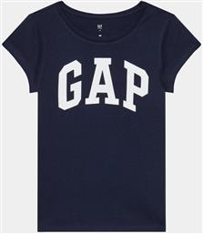 T-SHIRT 460525-10 ΣΚΟΥΡΟ ΜΠΛΕ REGULAR FIT GAP