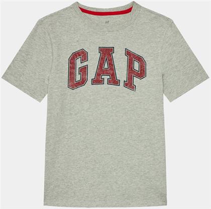 T-SHIRT 473269-01 ΓΚΡΙ REGULAR FIT GAP