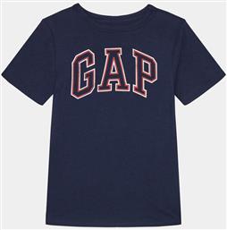 T-SHIRT 473269-03 ΣΚΟΥΡΟ ΜΠΛΕ REGULAR FIT GAP